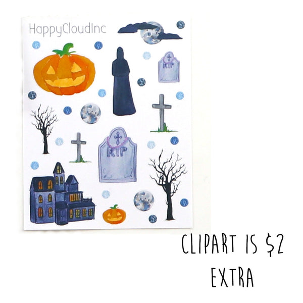 Spooky Nights (Halloween) Sticker Kit