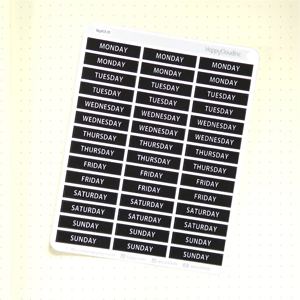 Planner Stickers, Erin Condren, Happy Planner, Bullet Journal