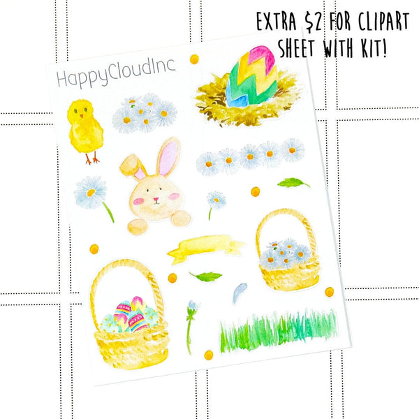 Easter & Bunny Sticker Kit