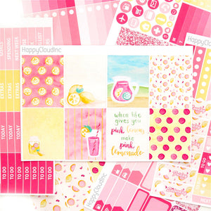 Pink Lemonade Sticker Kit