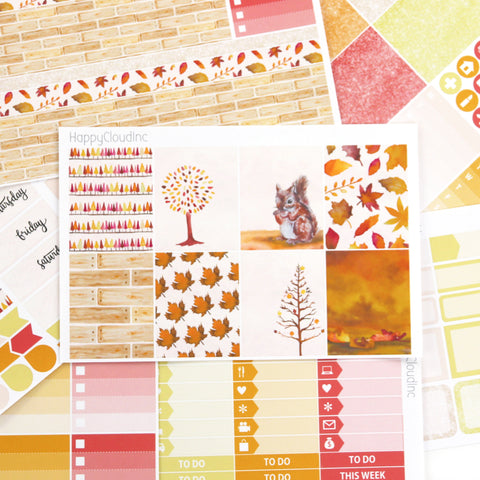 Autumn / Fall Sticker Kit